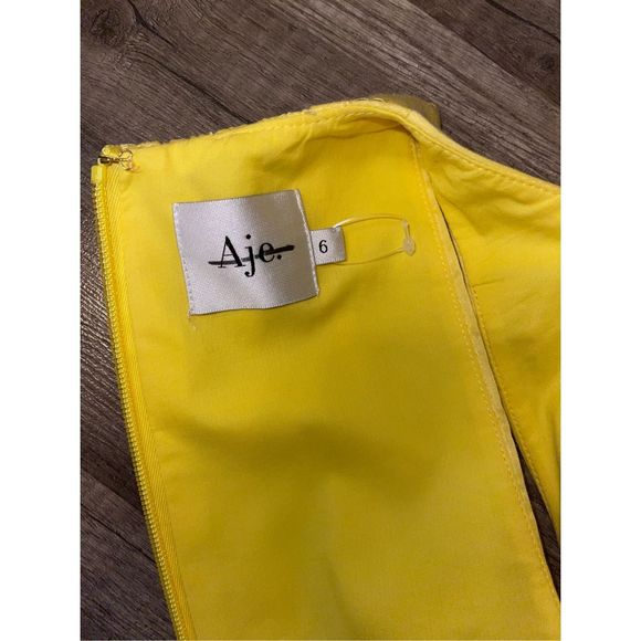 AJE Caliente Tiered Cut Out Dress Size 2 $595 - Picture 9 of 9